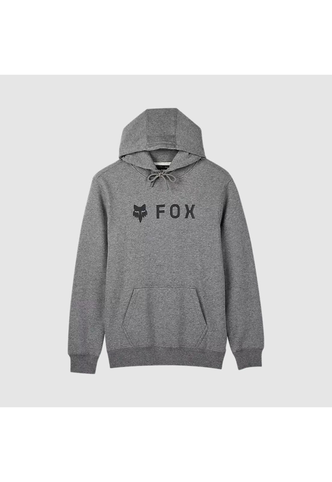 Poleron Lifestyle Canguro Absolute Gris Fox-0
