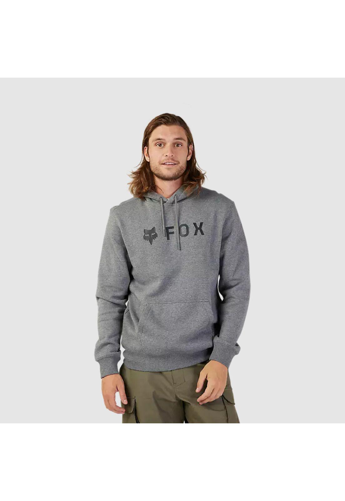 Poleron Lifestyle Canguro Absolute Gris Fox-2