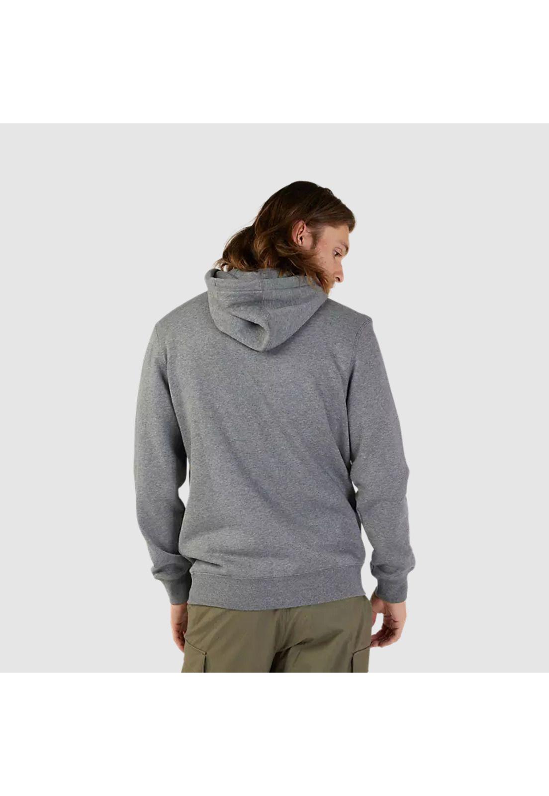 Poleron Lifestyle Canguro Absolute Gris Fox-3