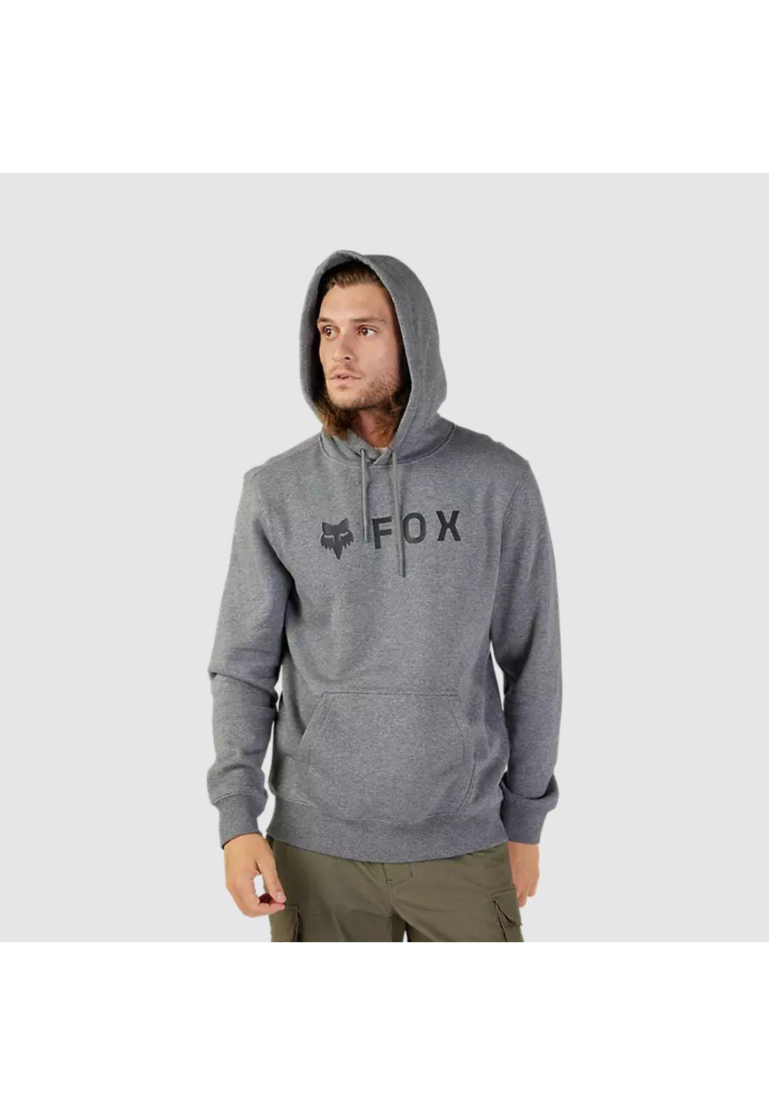 Poleron Lifestyle Canguro Absolute Gris Fox-4