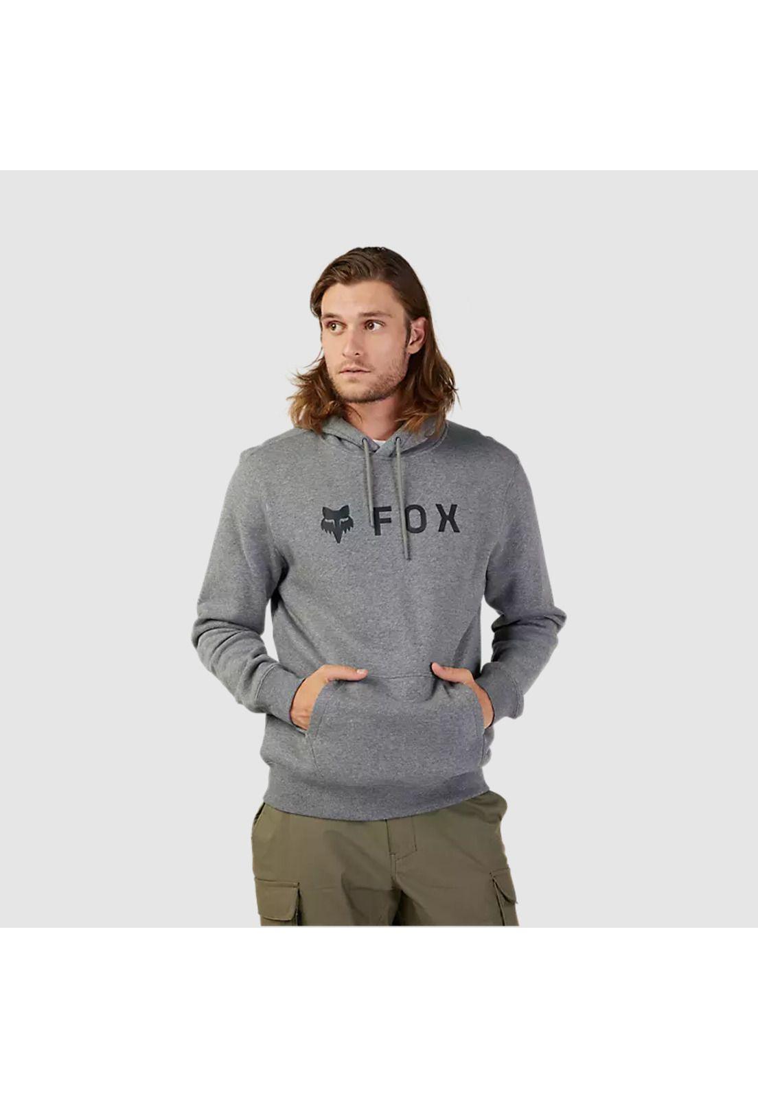 Poleron Lifestyle Canguro Absolute Gris Fox-5