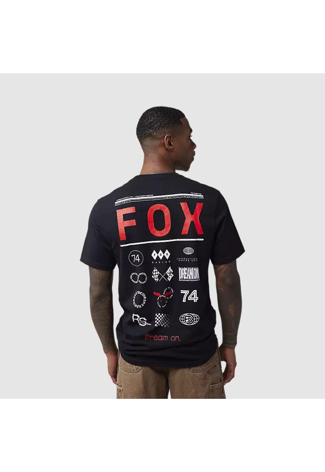 Polera Lifestyle Race Spec Premium Negro Fox-3