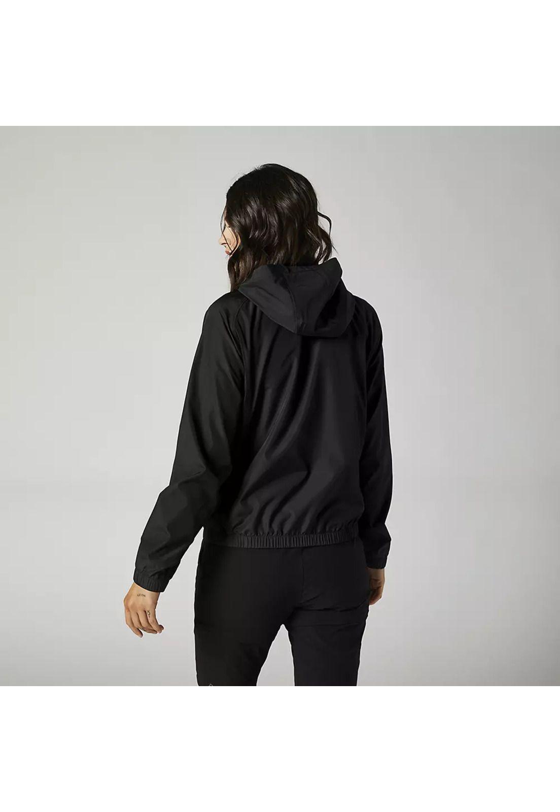 Chaqueta Lifestyle Cortavientos Mujer Rally Negro Fox-1