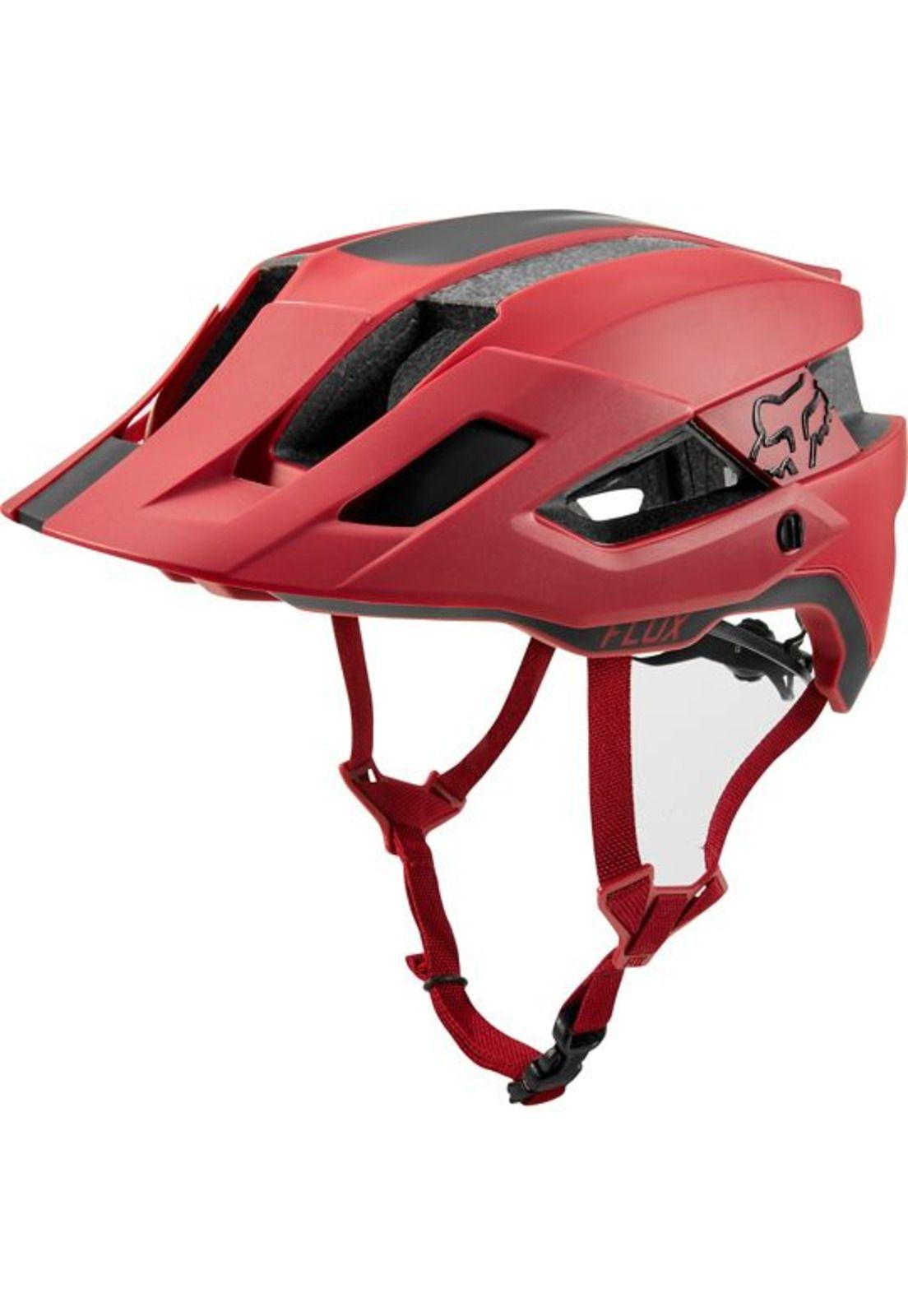Casco Bicicleta Flux Rush Rojo Fox-0