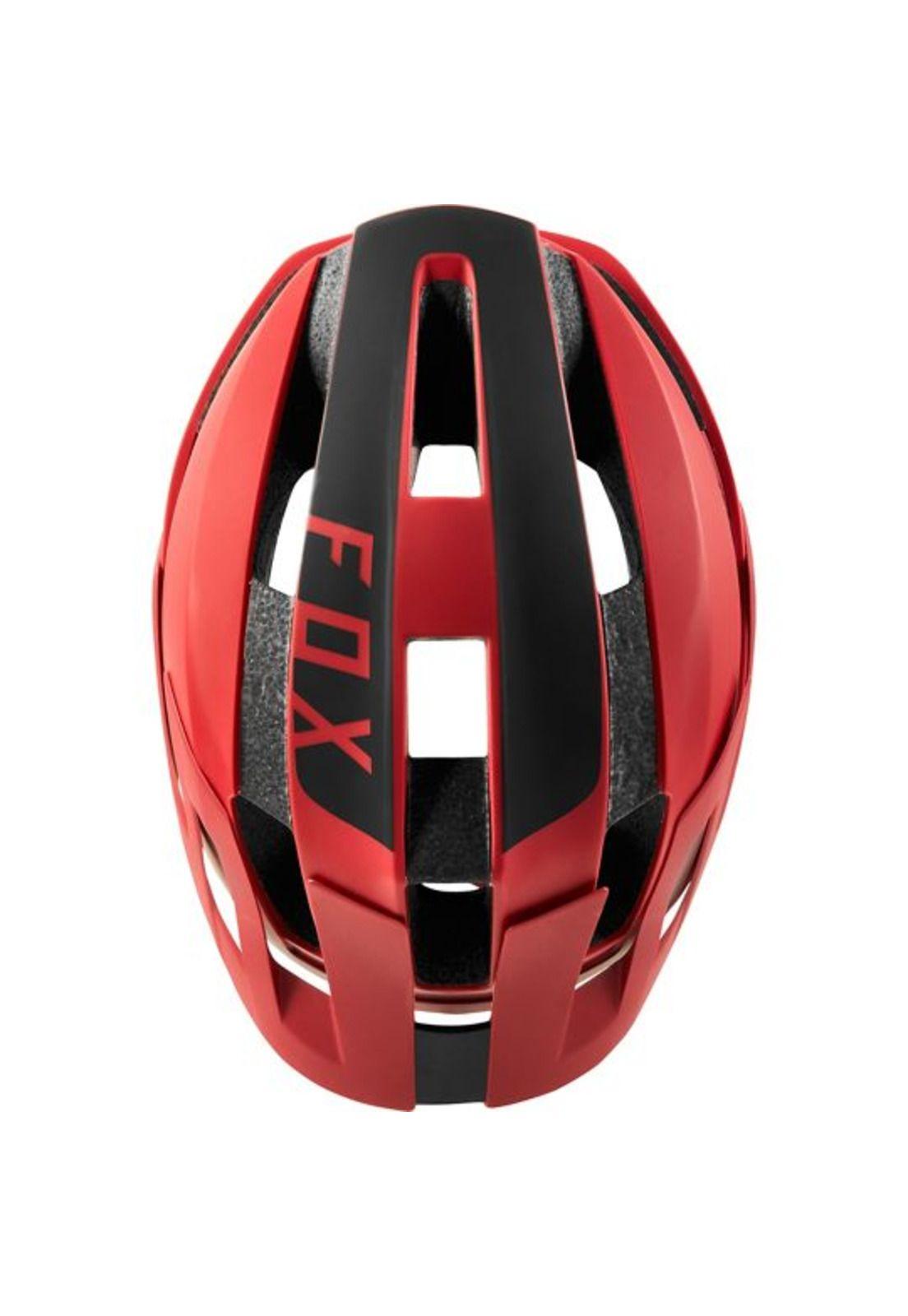 Casco Bicicleta Flux Rush Rojo Fox-2
