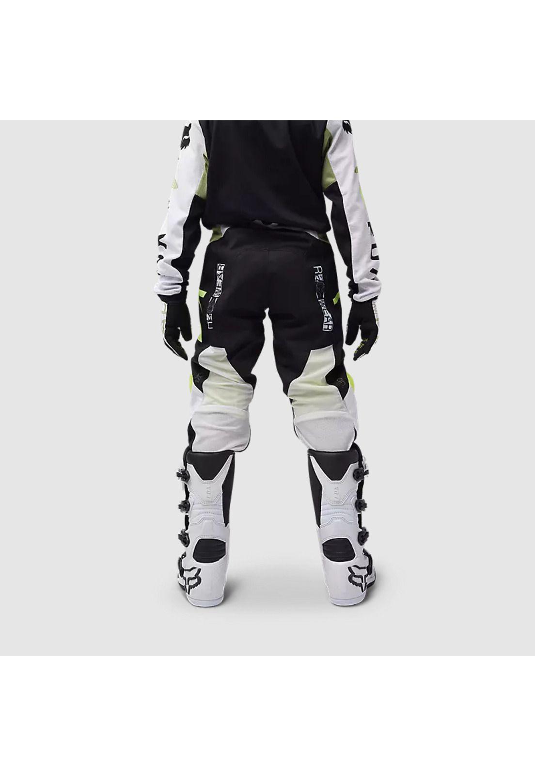 Pantalon Moto Niño 180 Race Spec Verde Fox-3
