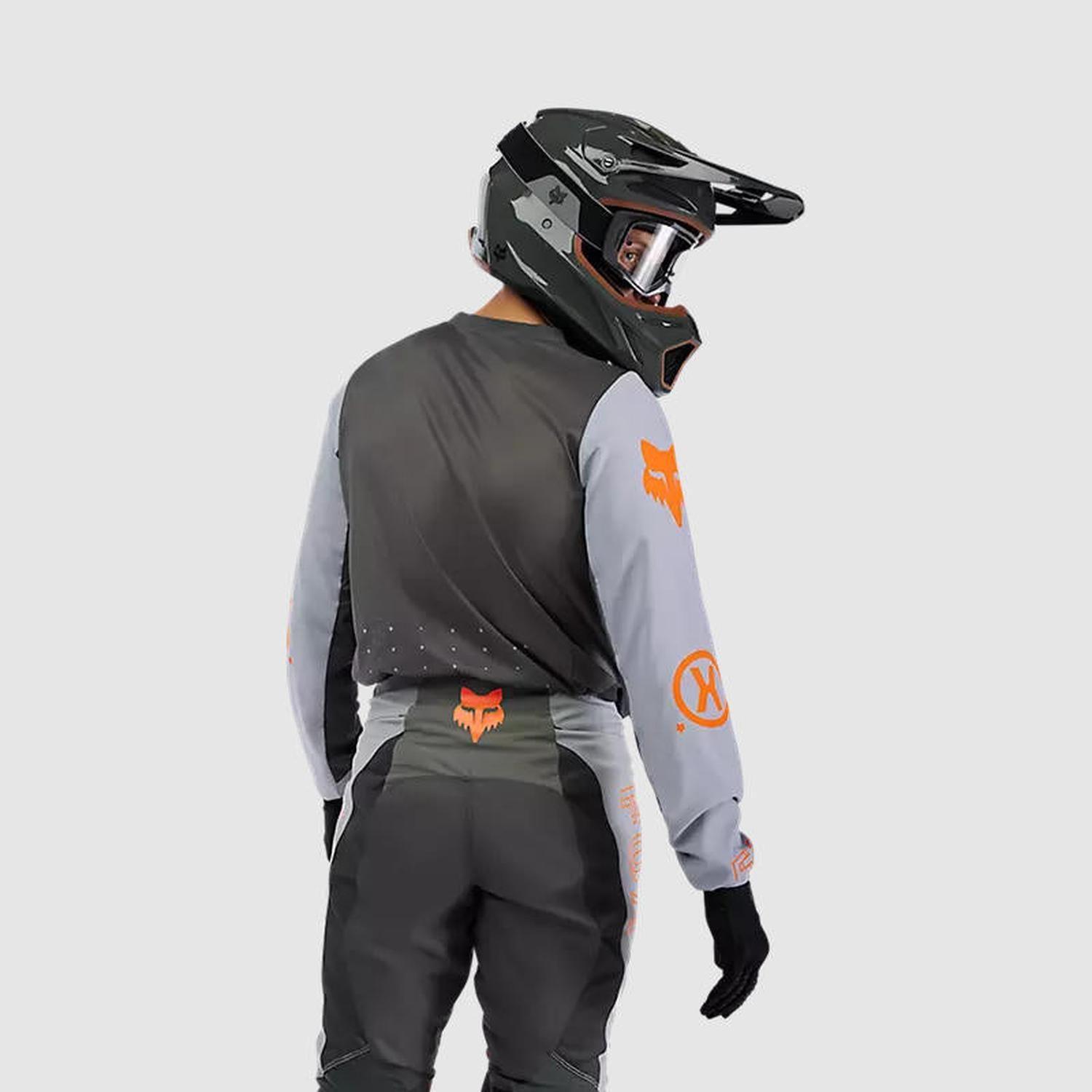Polera Moto Off-Road Ranger Air Gris Fox-3