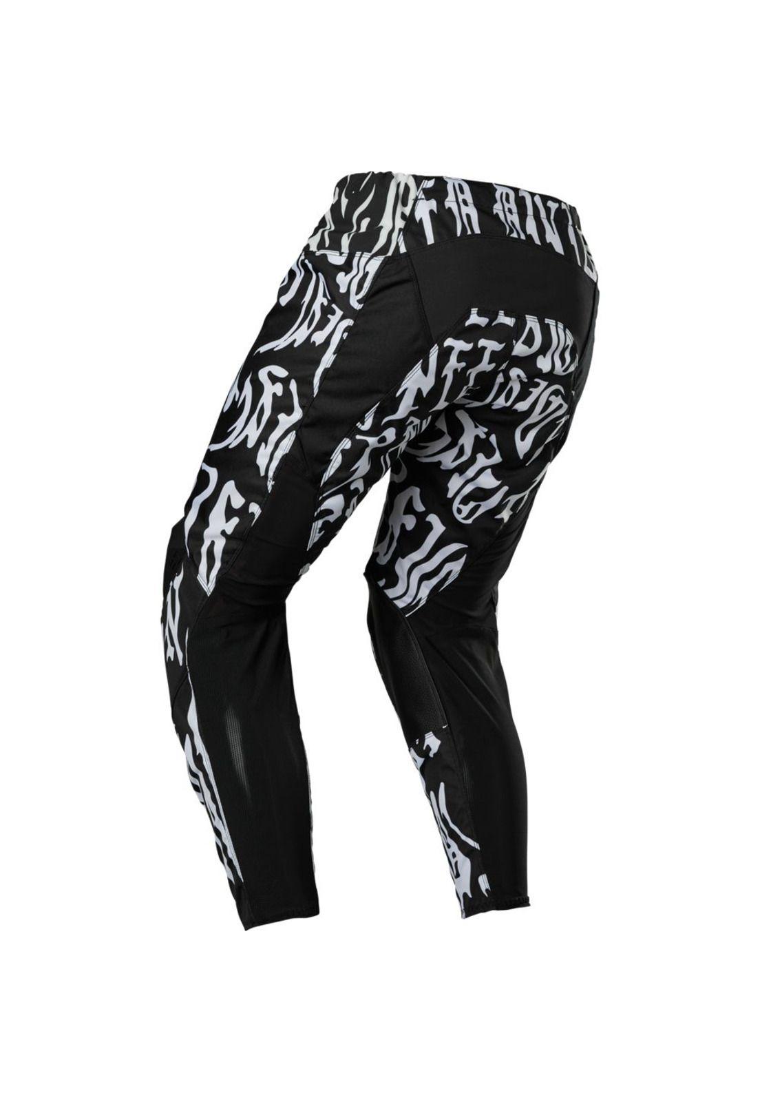 Pantalon Moto Niño 180 Peril Negro Fox-2