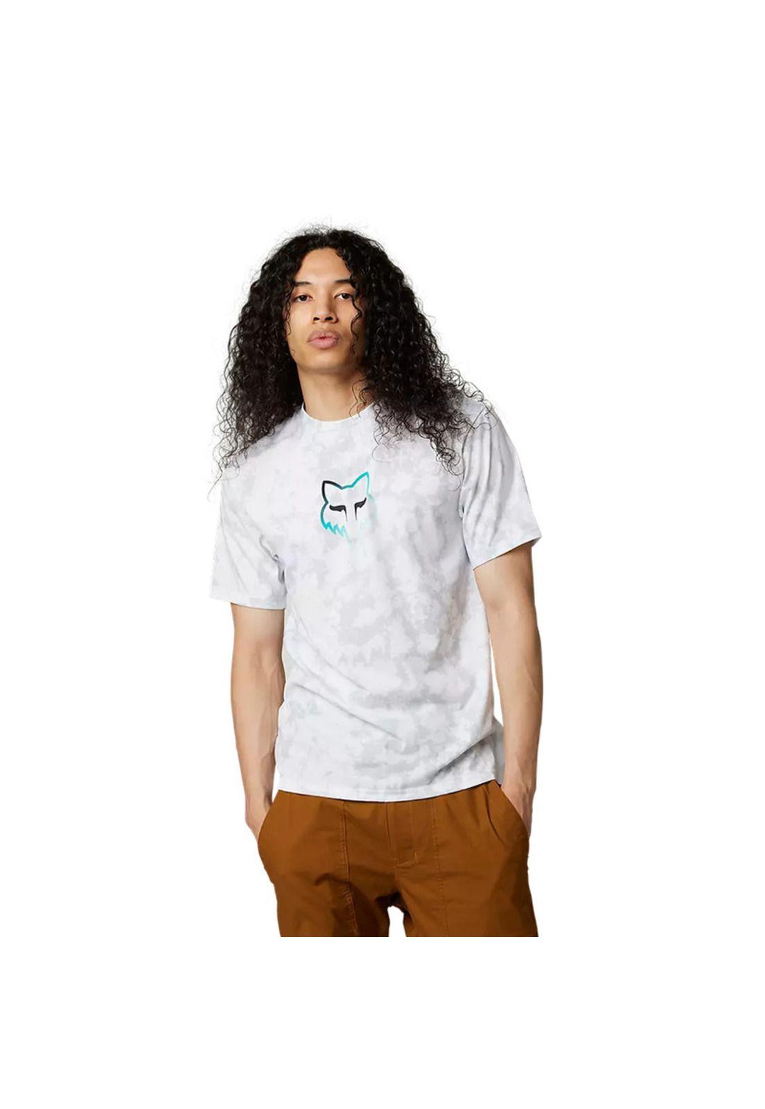 Polera Lifestyle Detonate Drirelease® Gris/Blanco Fox-0