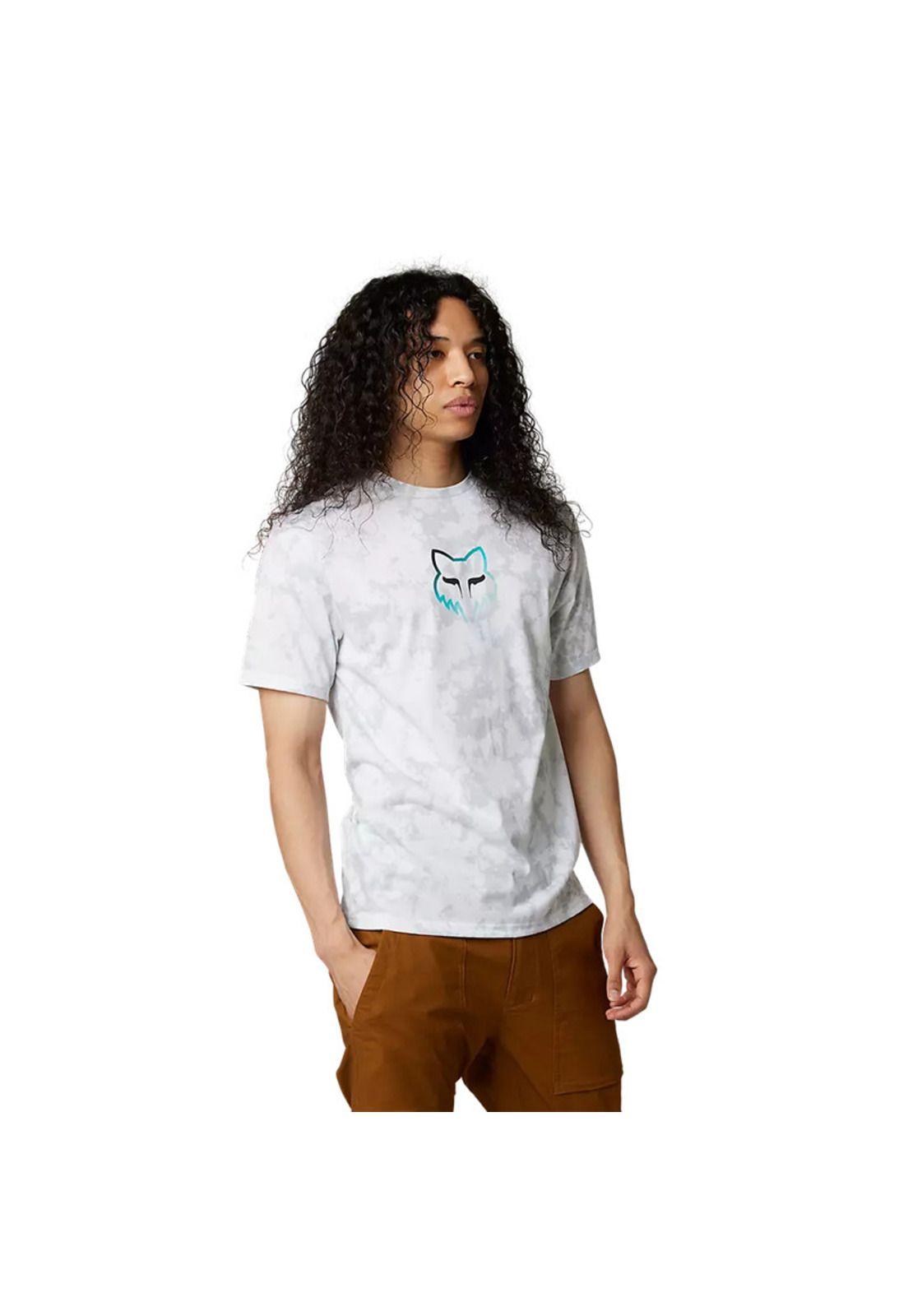 Polera Lifestyle Detonate Drirelease® Gris/Blanco Fox-1