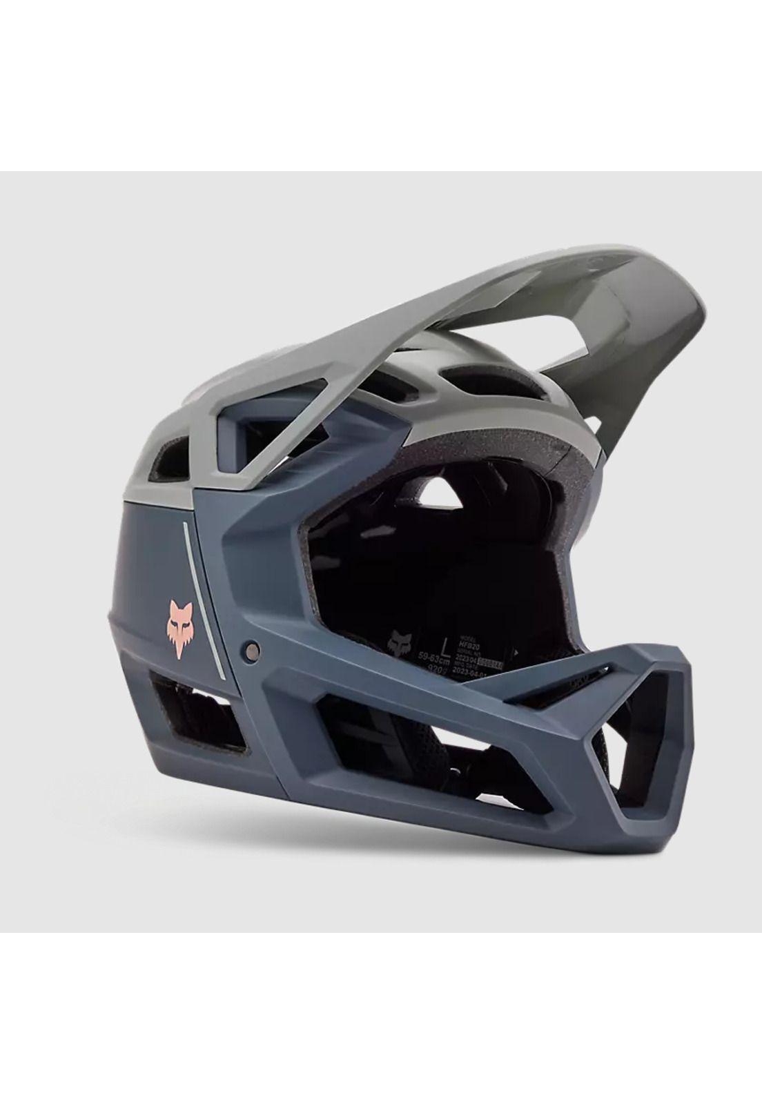 Casco Bicicleta New Proframe Clyzo Gris Grafito Fox -0