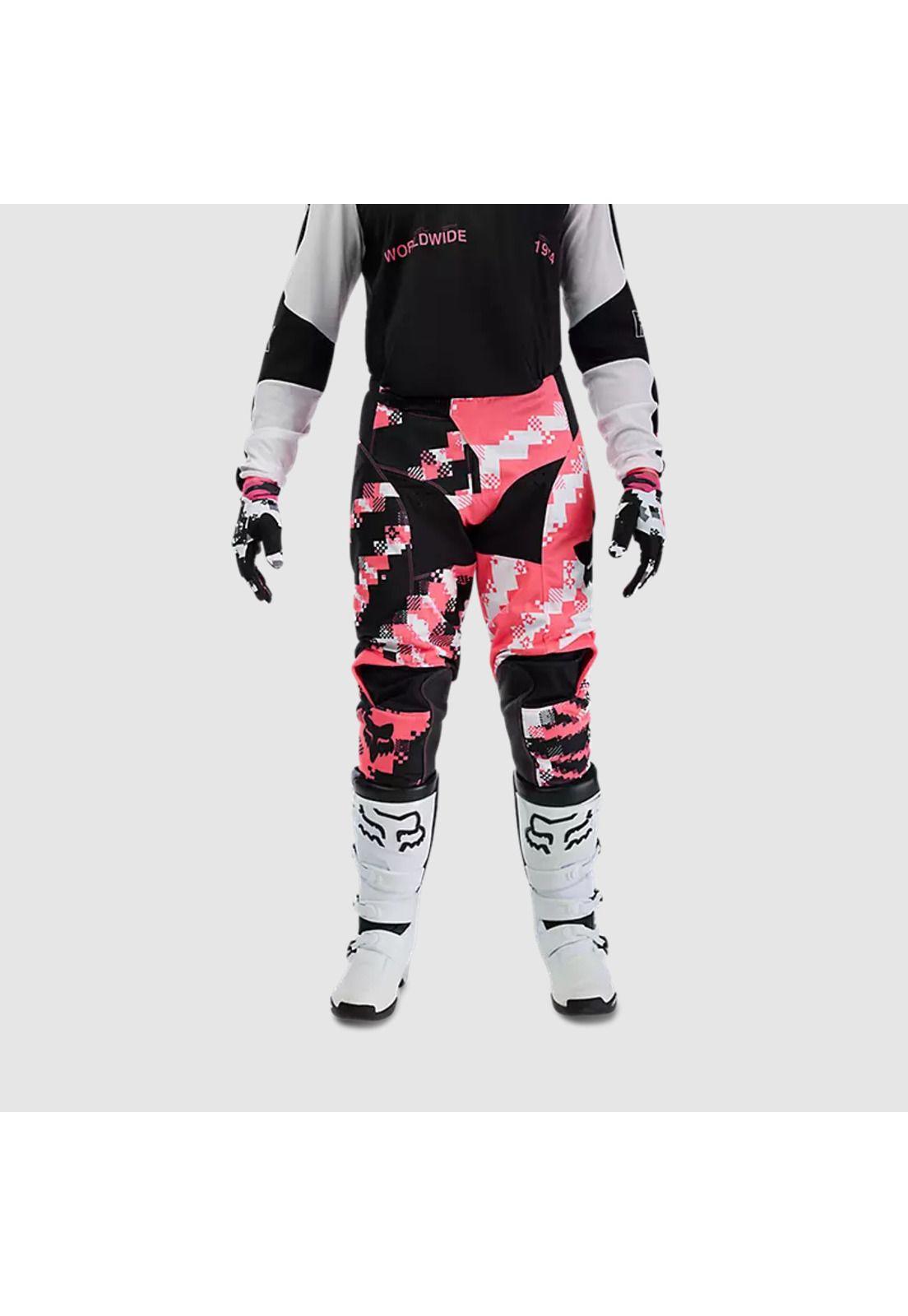 Pantalon Moto 180 Digi Image Rosado Fox-2