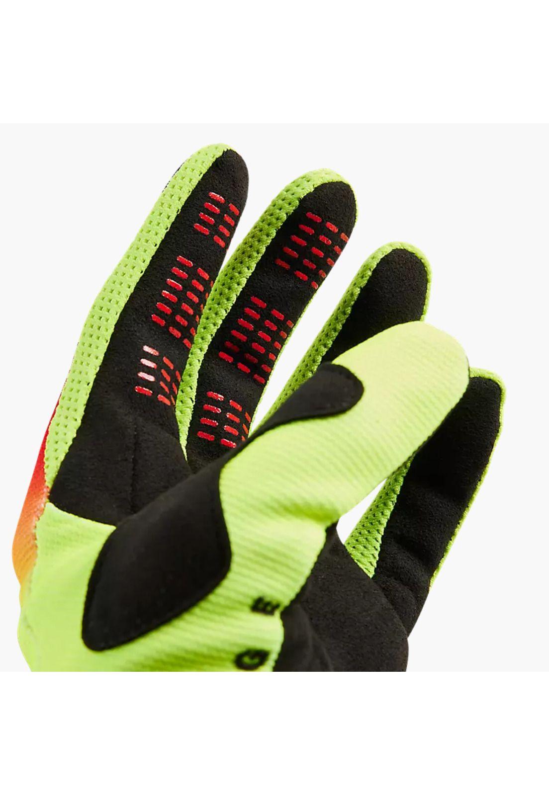 Guantes Moto 180 Kozmic Amarillo Fox-2