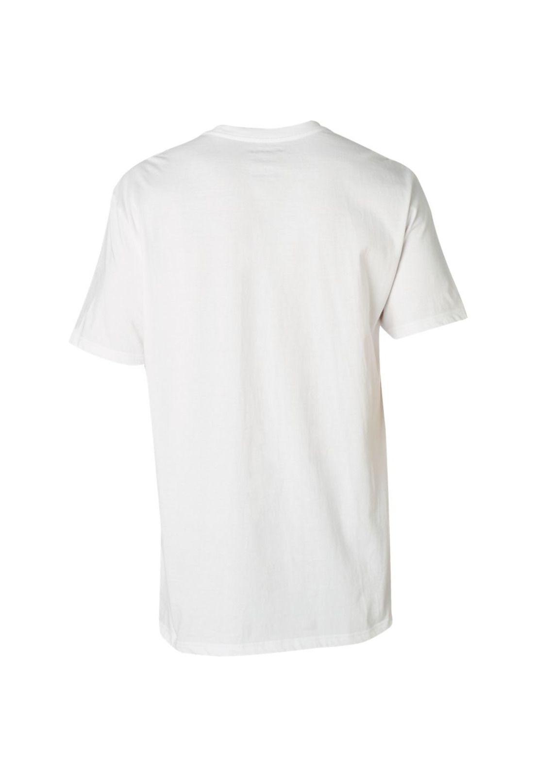 Polera Lifestyle Moth 3/4 Tee Blanco Fox-1