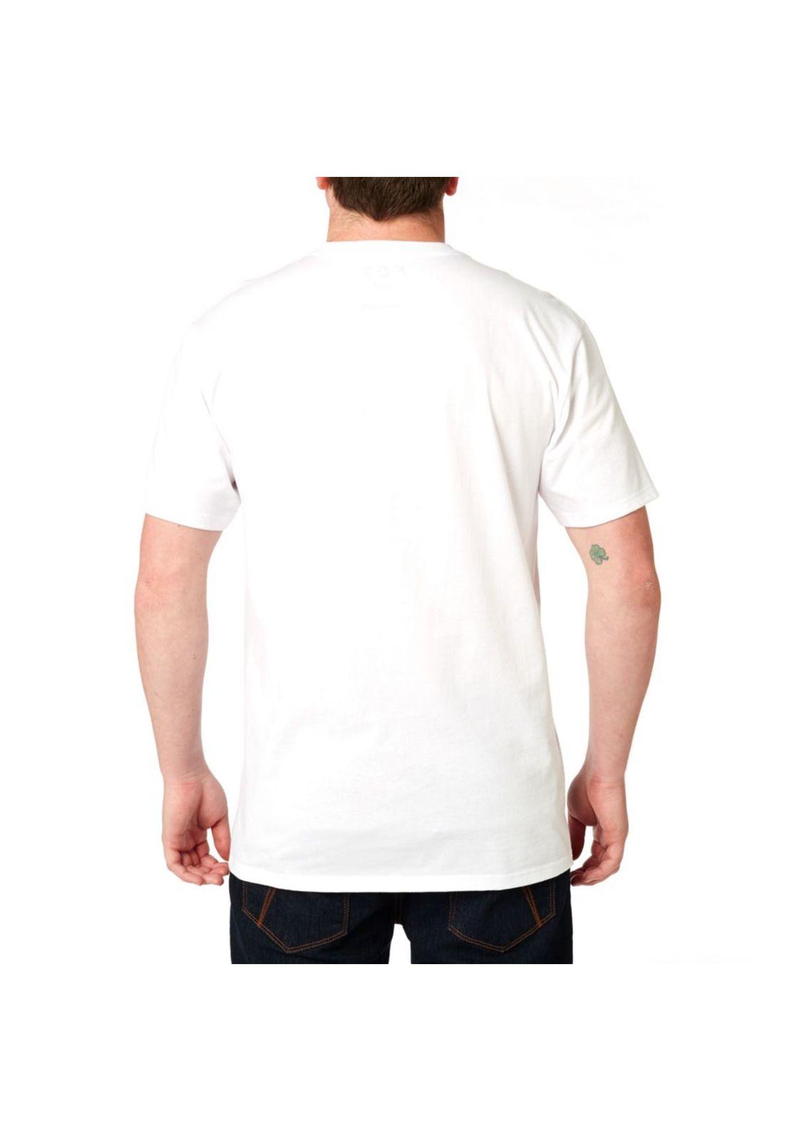Polera Lifestyle Moth 3/4 Tee Blanco Fox-3