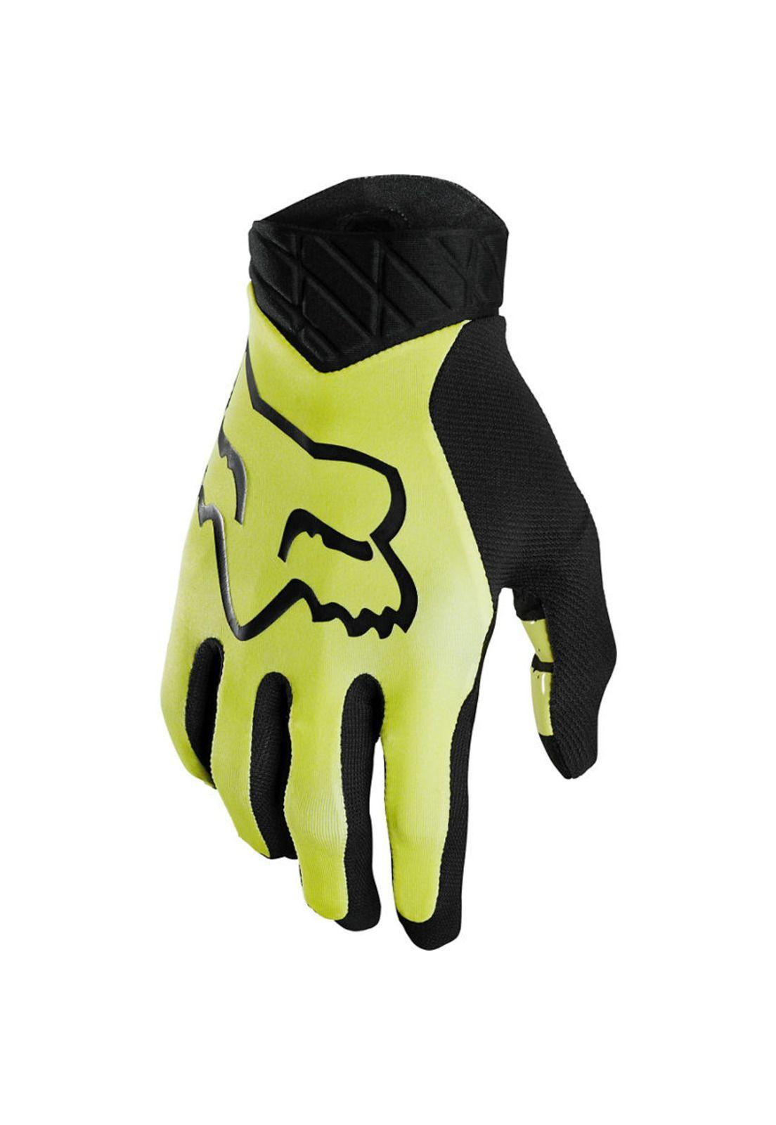 Guantes Bicicleta Flexair Amarillo Fox-0