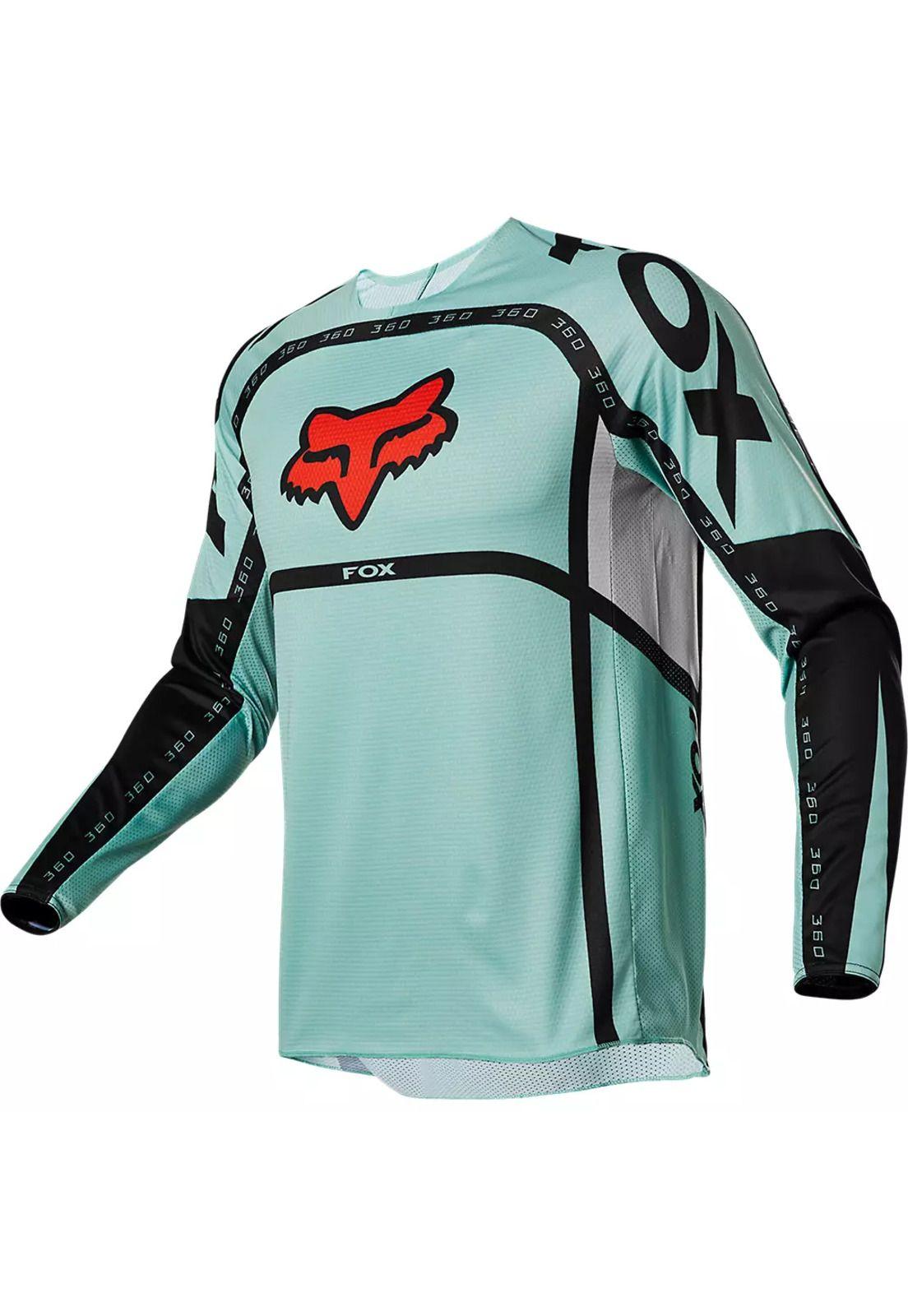 Polera Moto 360 DVIDE Celeste Fox-1