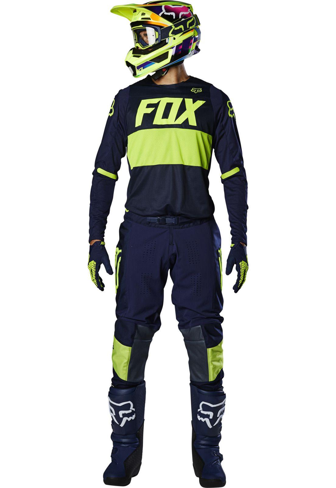 Pantalon Moto 360 Bann Azul Fox-1