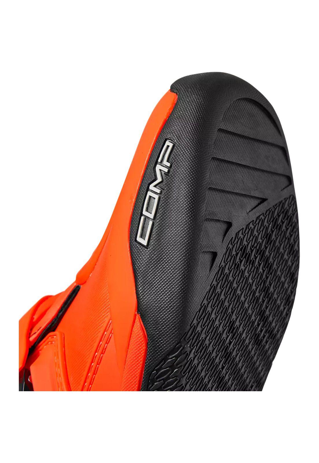 Botas Moto Comp Naranjo Fox-7