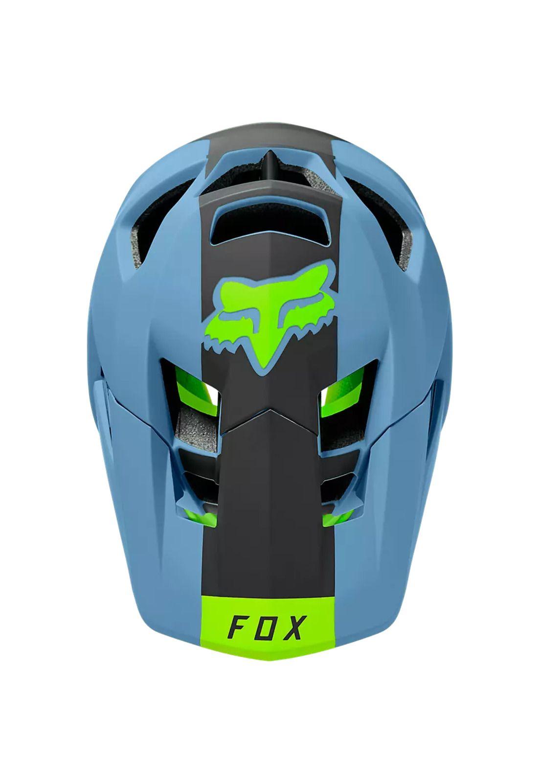Casco Bicicleta Proframe Blocked Azul Fox-2