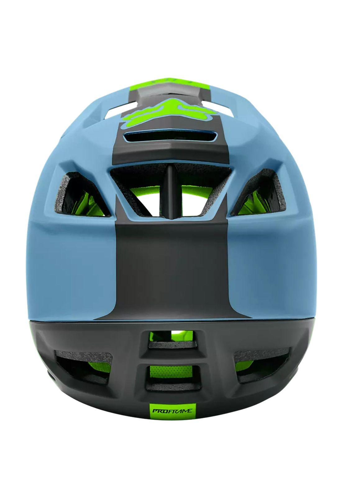 Casco Bicicleta Proframe Blocked Azul Fox-3