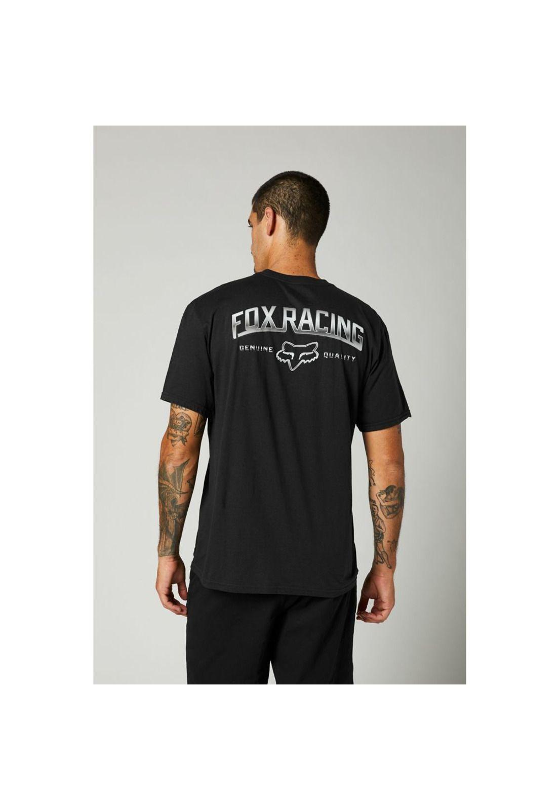 Polera Lifestyle Bronca SS Pocket Tee Negro Fox-1
