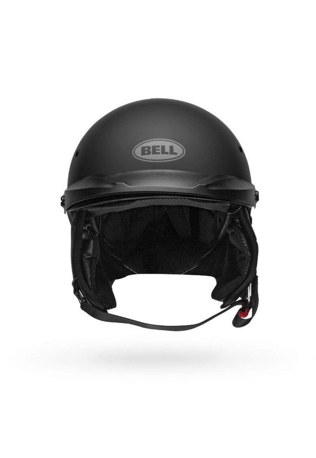 Casco Moto Calle Pit Boss Negro Matte Bell-2