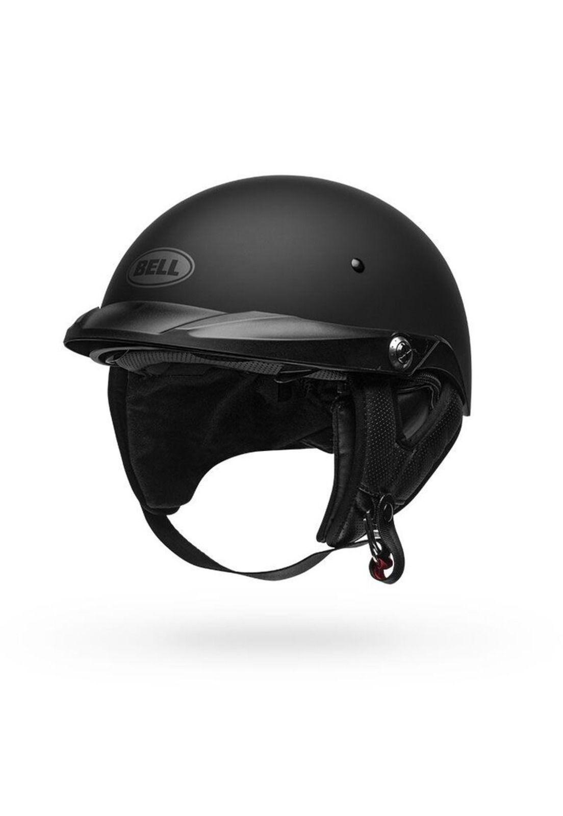 Casco Moto Calle Pit Boss Negro Matte Bell-3