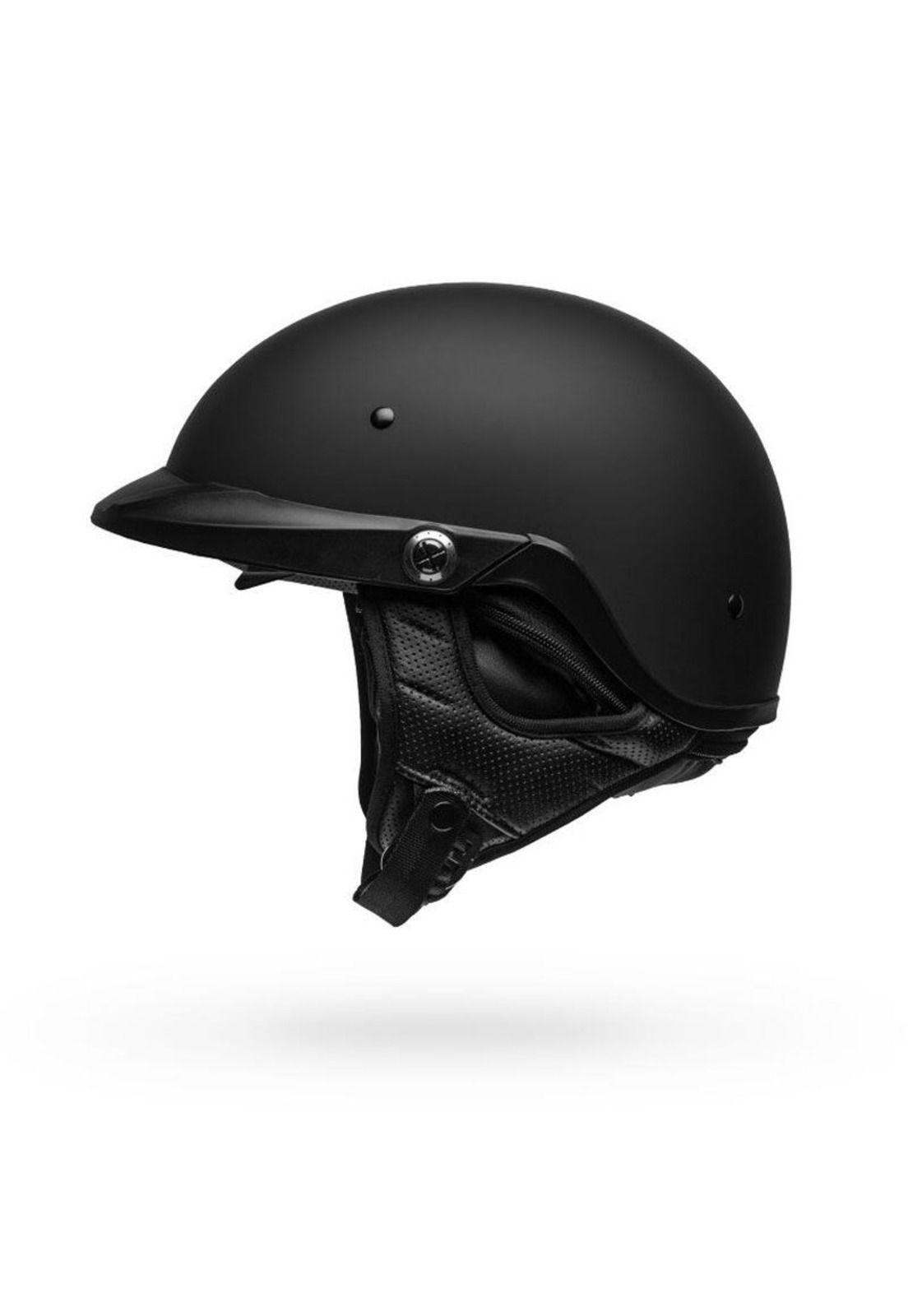 Casco Moto Calle Pit Boss Negro Matte Bell-4