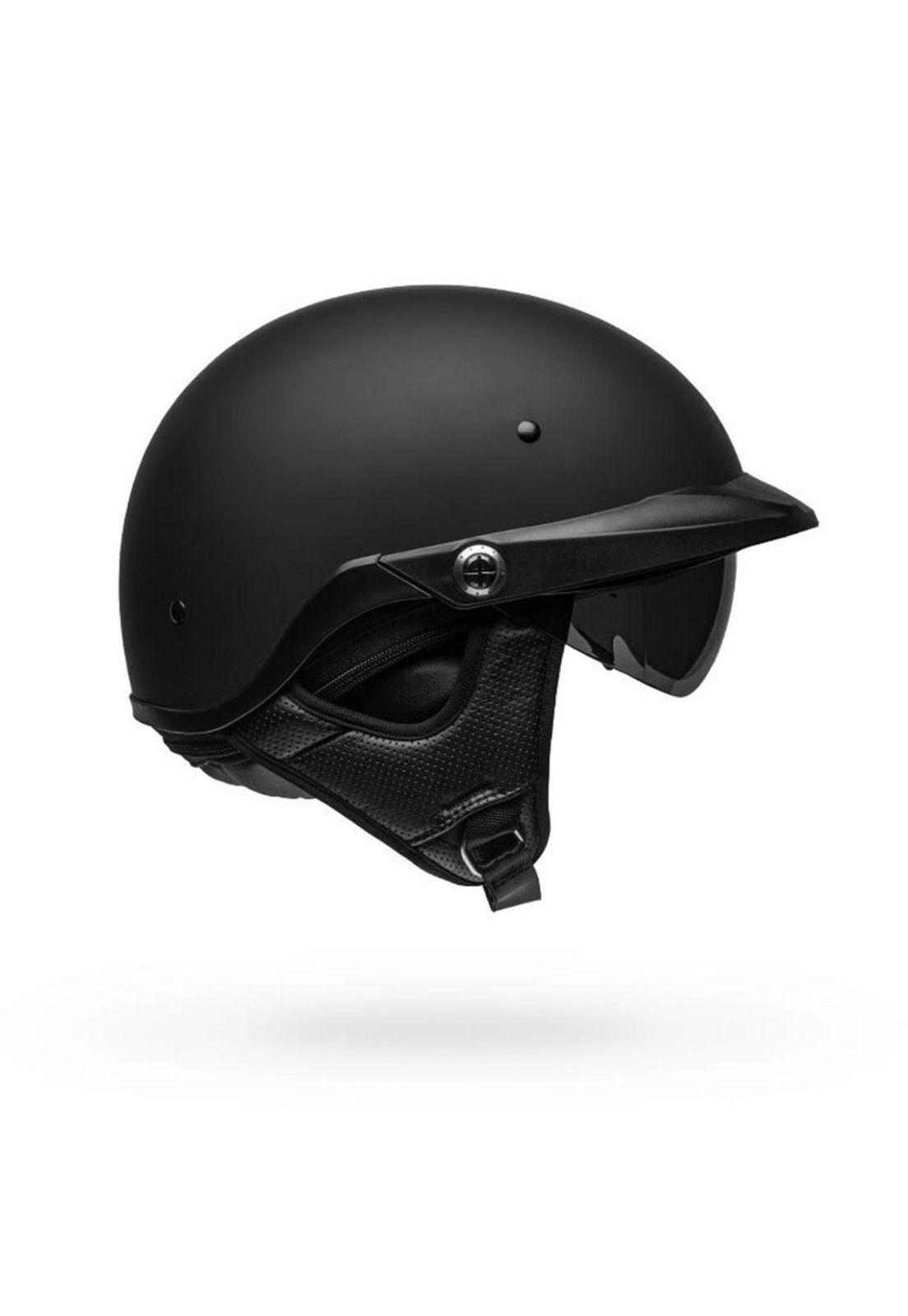 Casco Moto Calle Pit Boss Negro Matte Bell-8