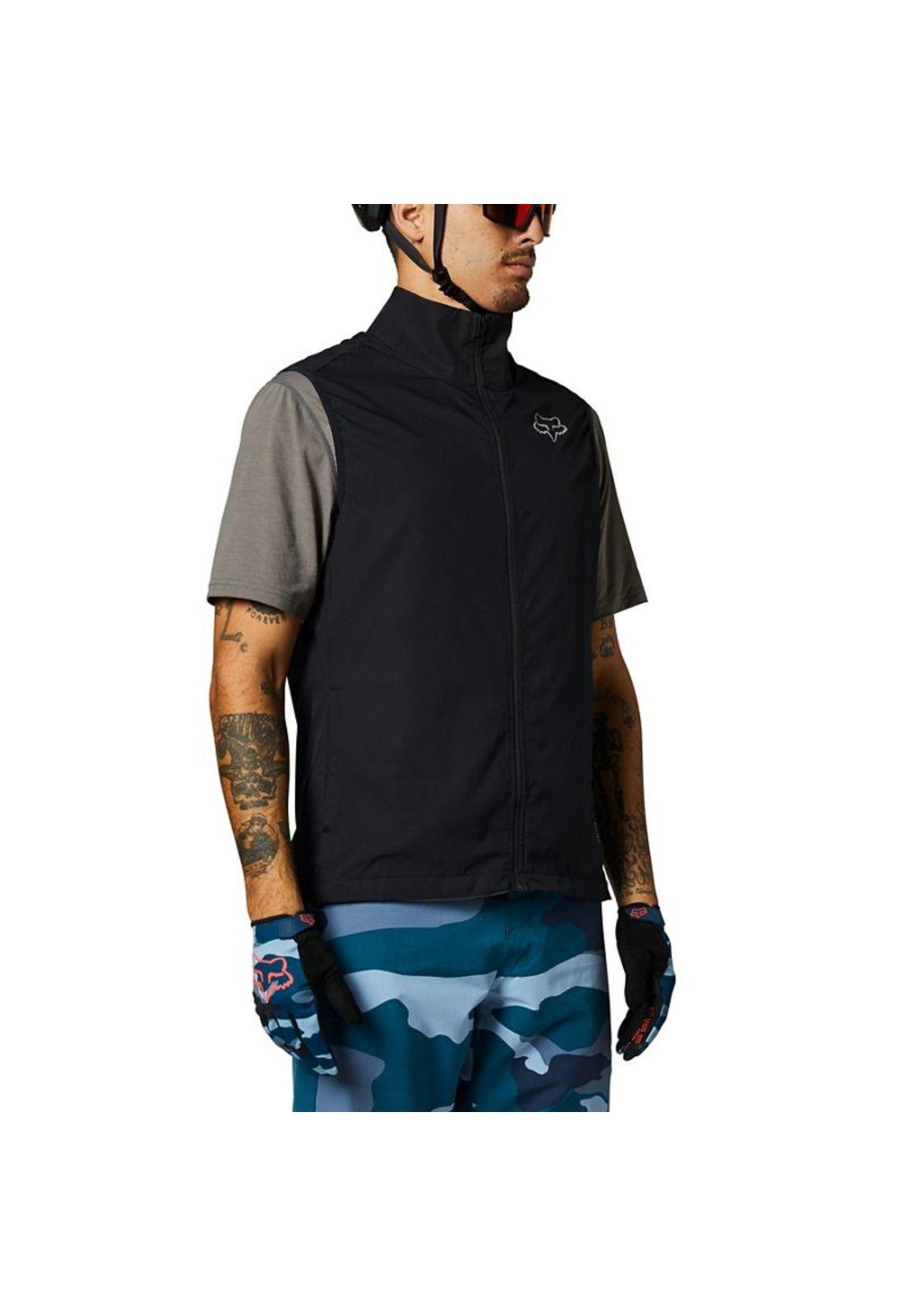 Chaqueta Bicicleta Ranger Wind Vest Negro Fox-0
