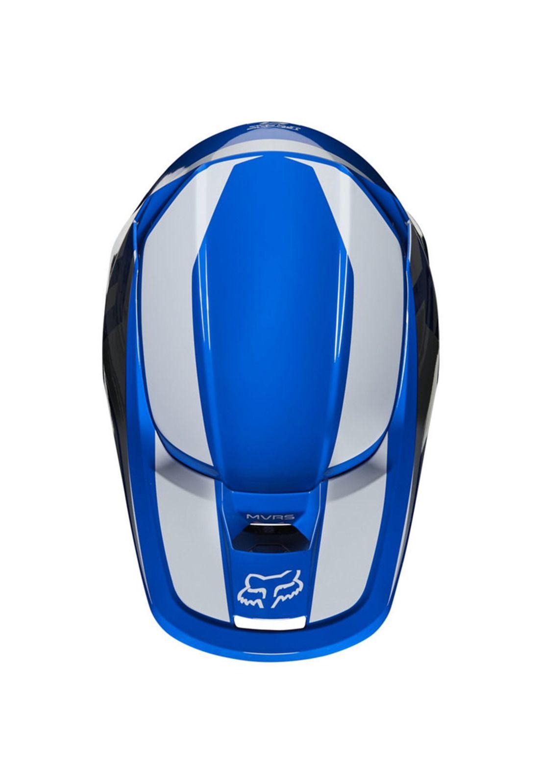 Visera Moto Niño V1 Prix Azul Fox-2