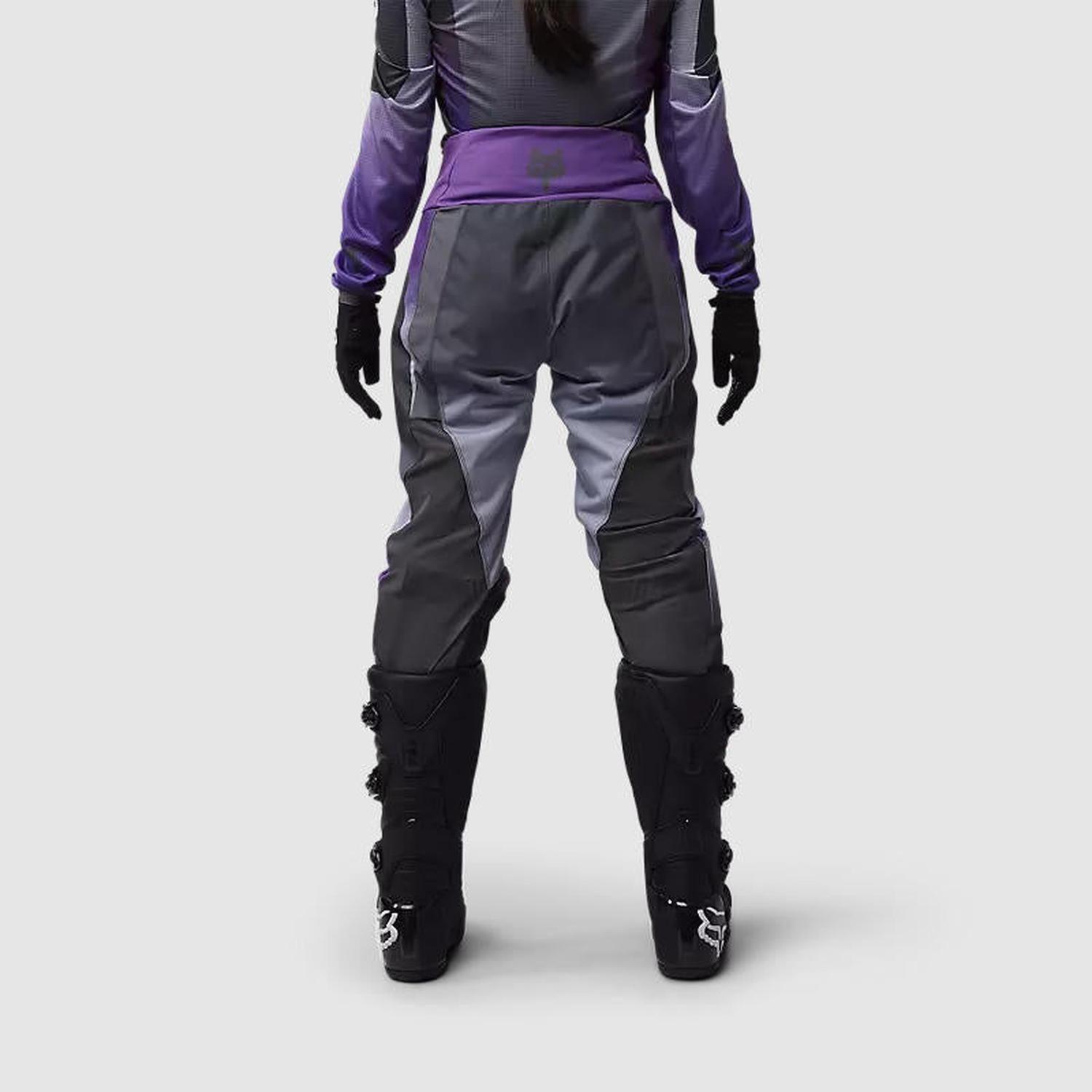 Pantalon Moto Mujer 180 Lean Morado Fox-3