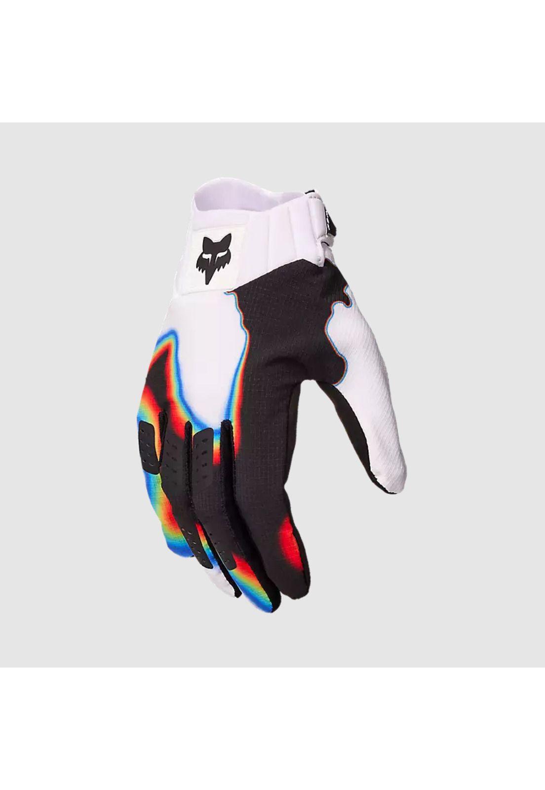 Guantes Moto Flexair Scans Edición Limitada Blanco/Negro Fox-0