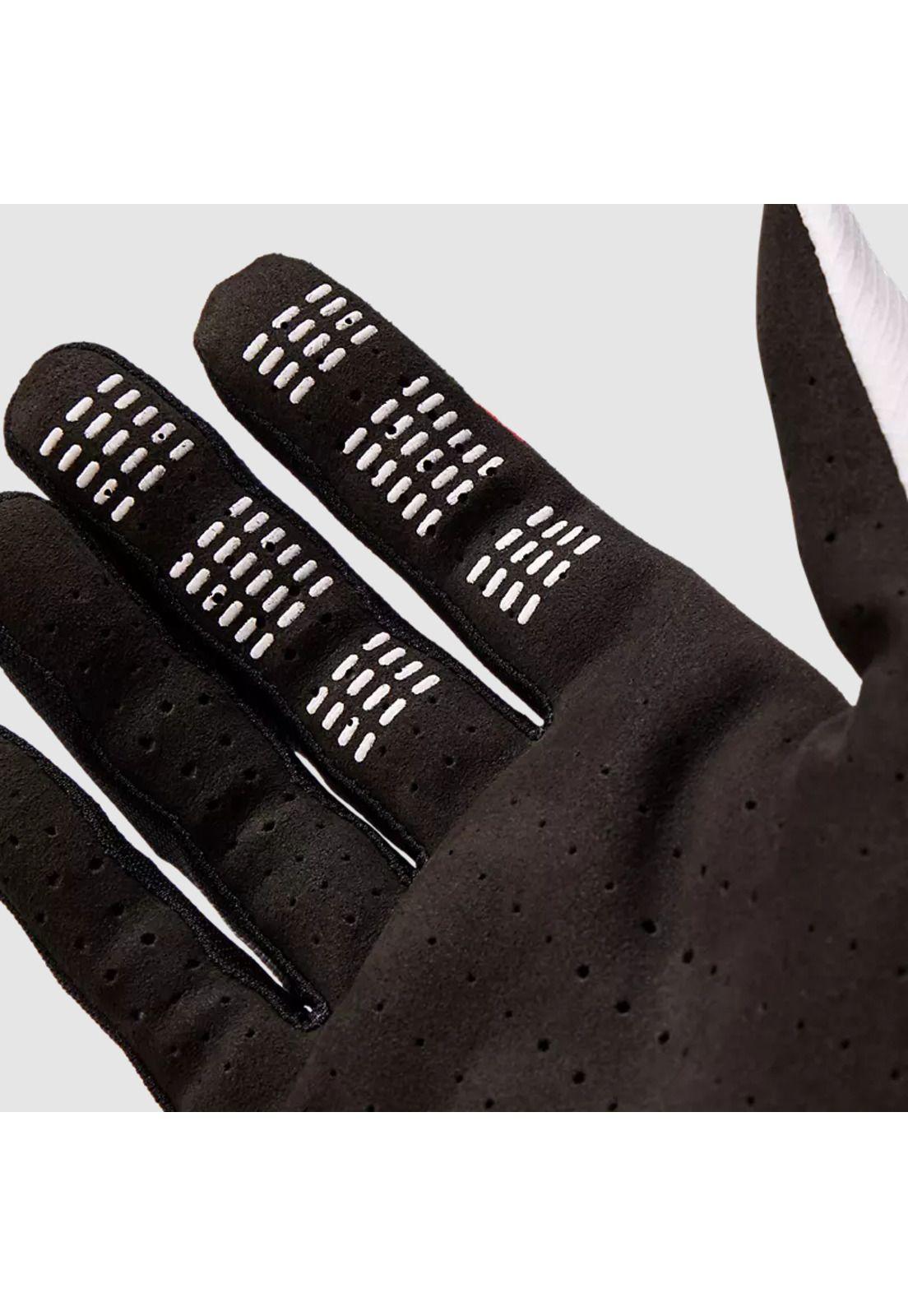 Guantes Moto Flexair Scans Edición Limitada Blanco/Negro Fox-2