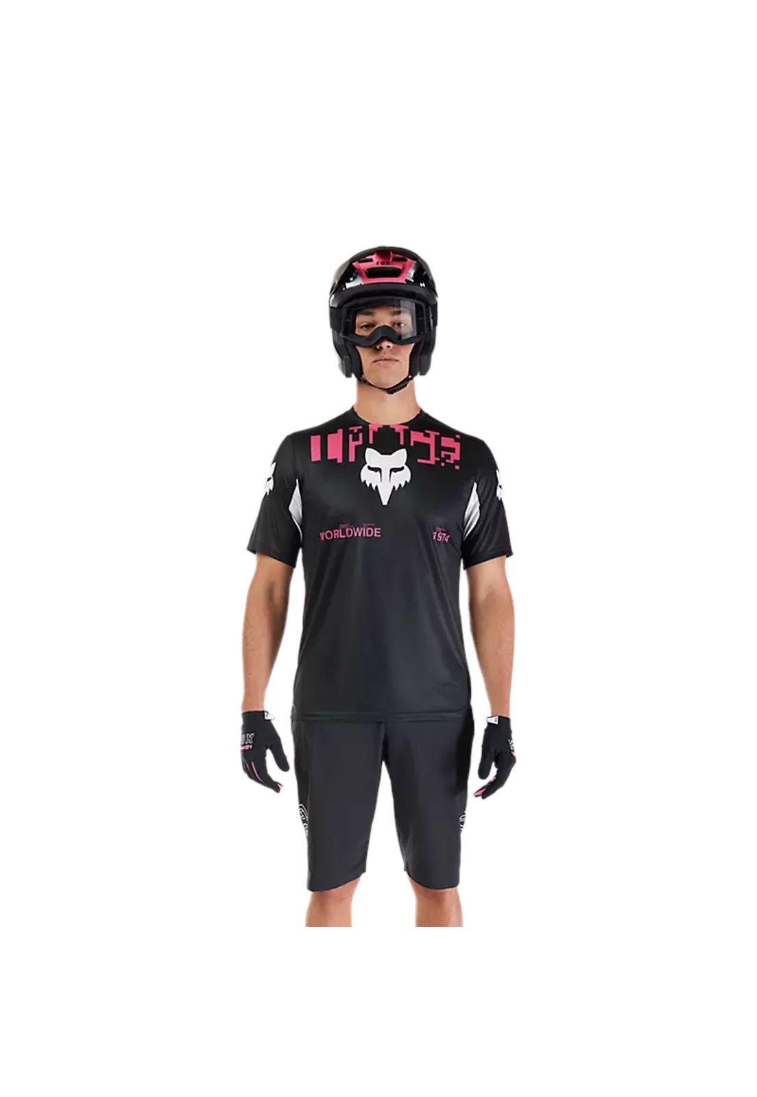 Polera Bicicleta Ranger Digi Image Negro Fox-2