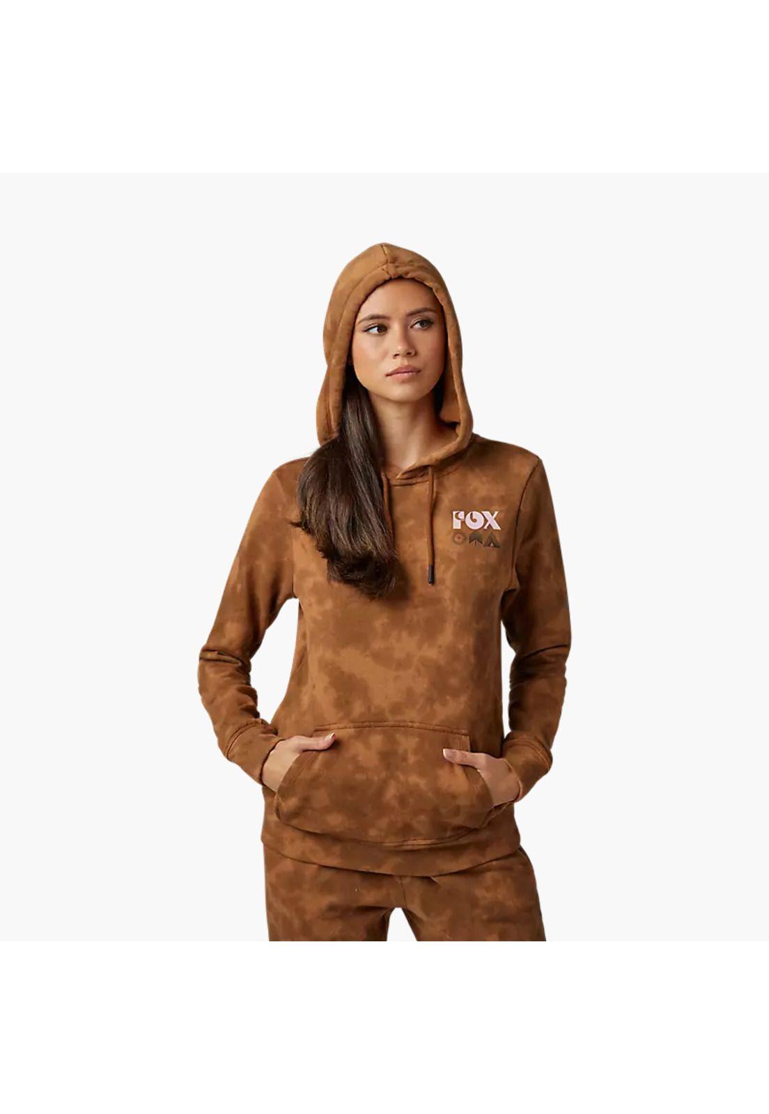 Poleron Lifestyle Mujer Rockwilder Cafe Fox-1