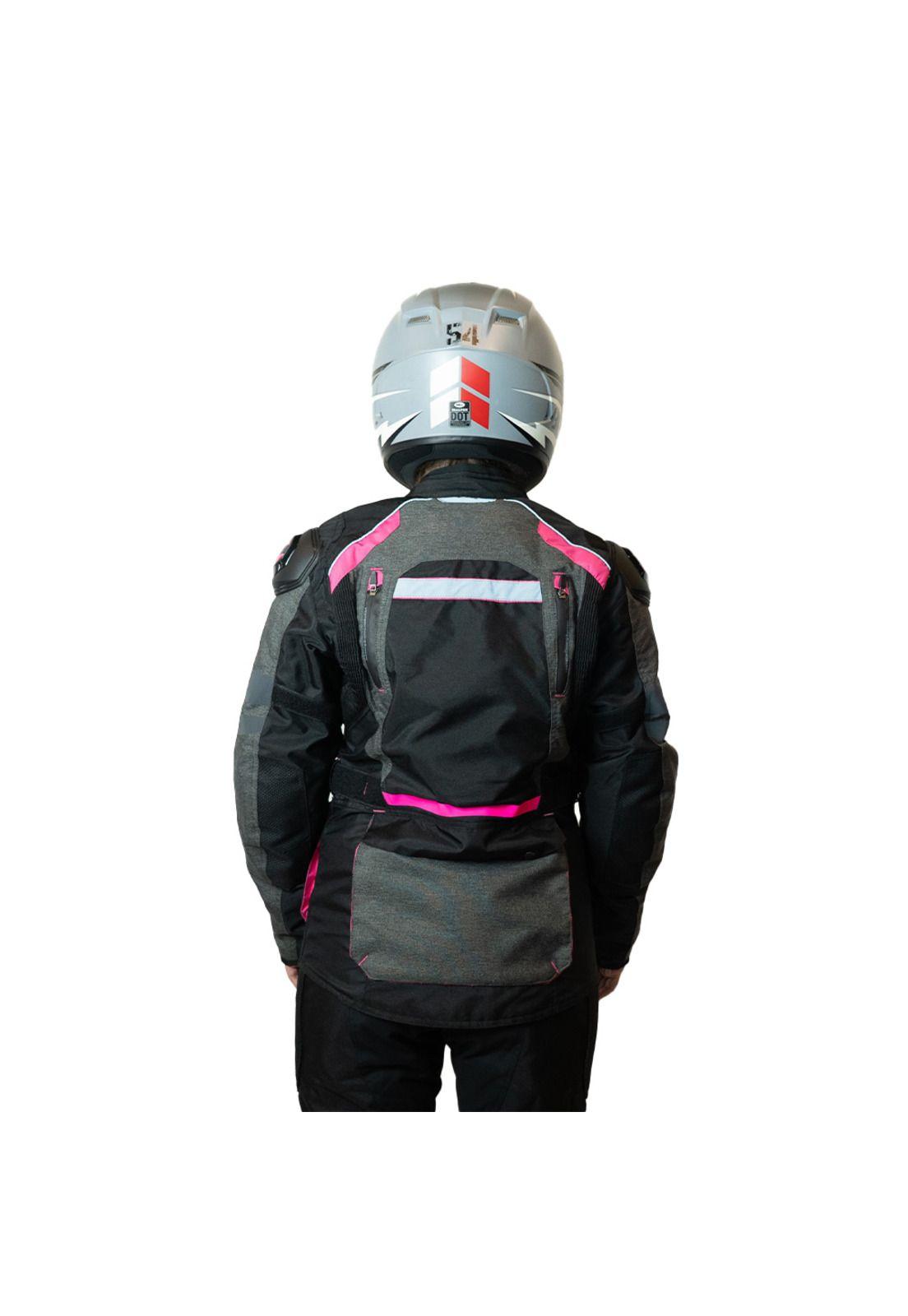 Chaqueta Moto Calle Overdrive Nomad Negro Kmz-1