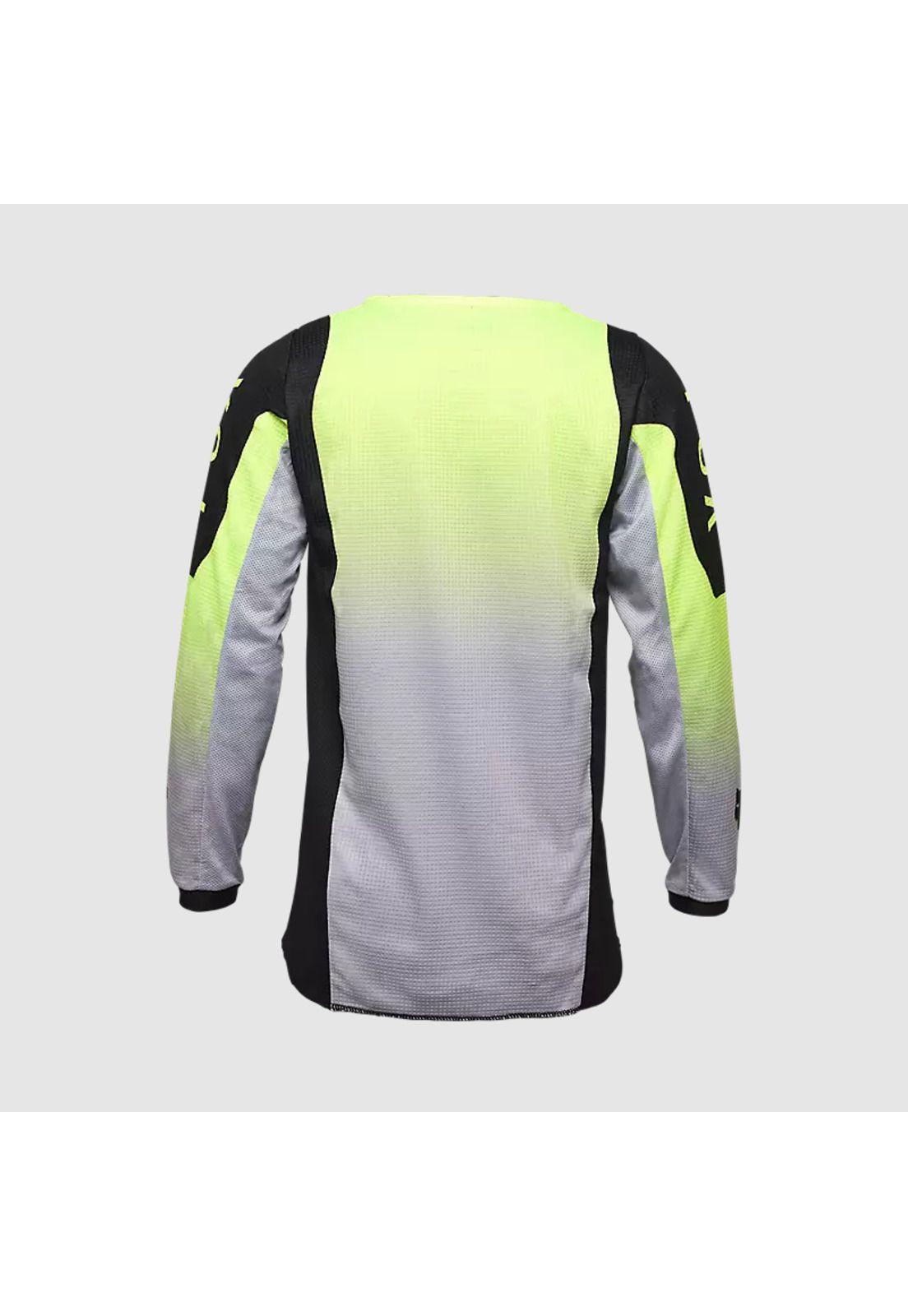 Polera Moto Niño 180 Lean Amarillo Fox-1