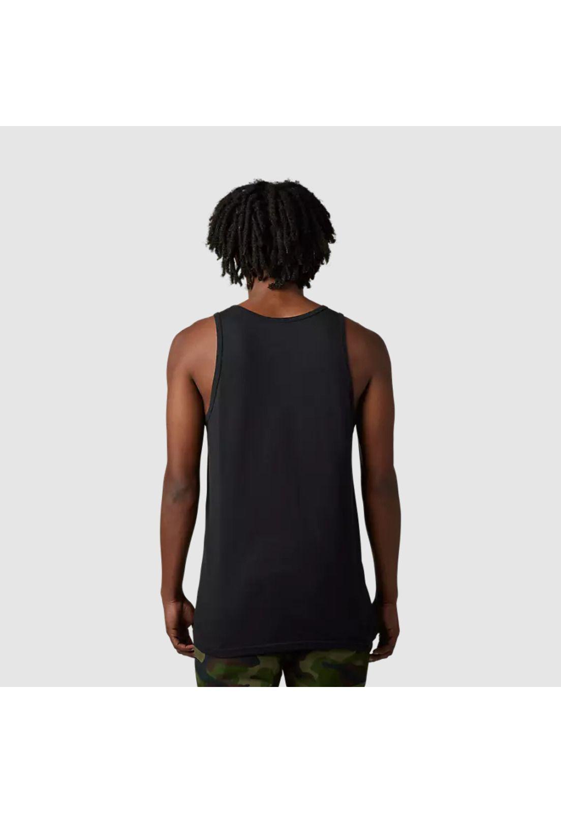 Polera Lifestyle Head Tank Sin Mangas Negro Fox-1