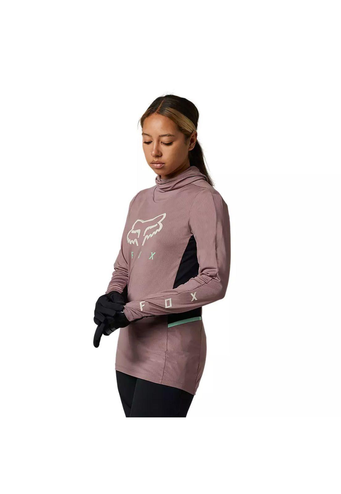 Polera Moto Mujer Ranger Drive Morado Fox-4