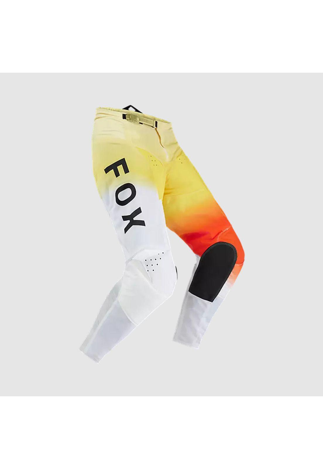 Pantalon Moto Air Haze 180 Blanco Fox-0
