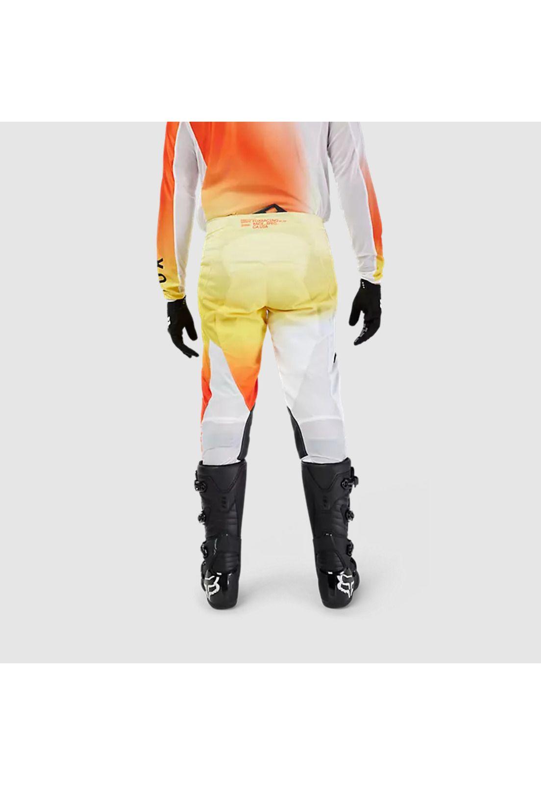 Pantalon Moto Air Haze 180 Blanco Fox-3