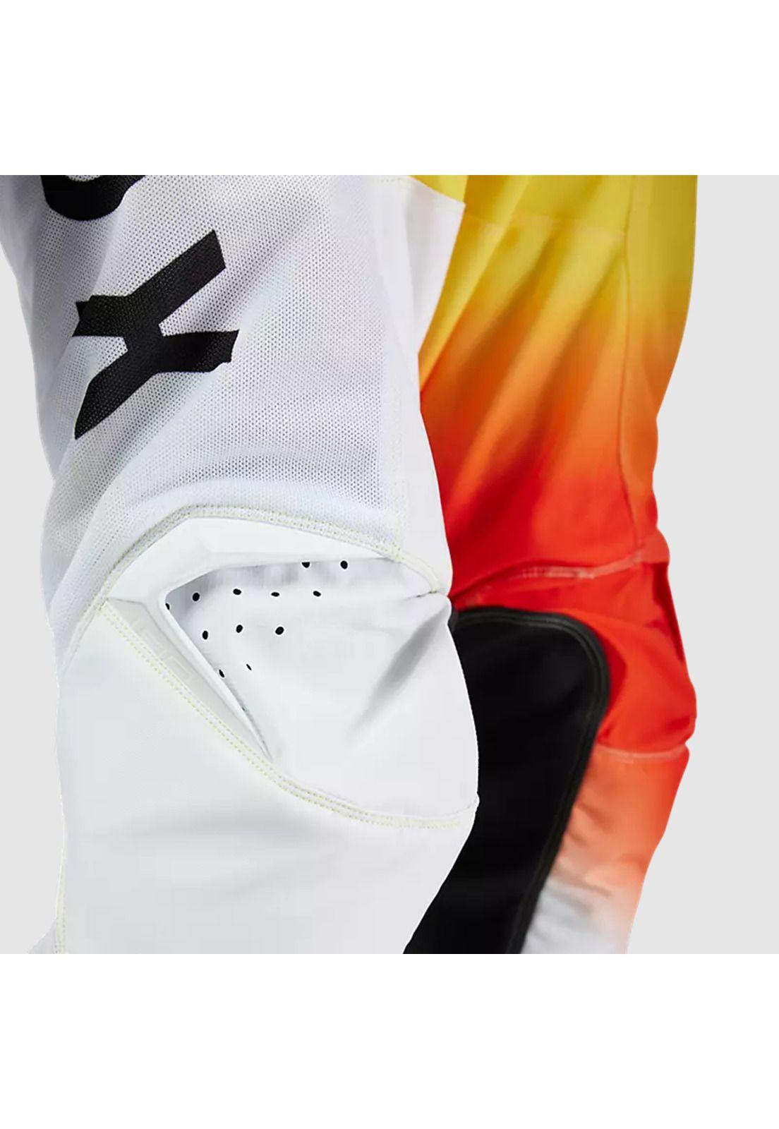 Pantalon Moto Air Haze 180 Blanco Fox-5