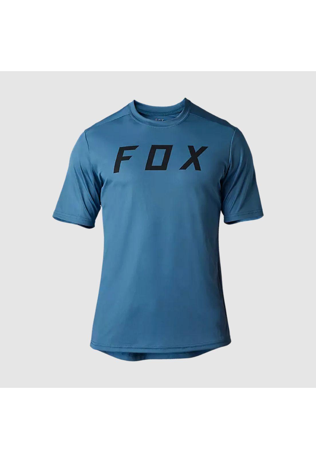 Polera Bicicleta Ranger Moth Azul Fox-0