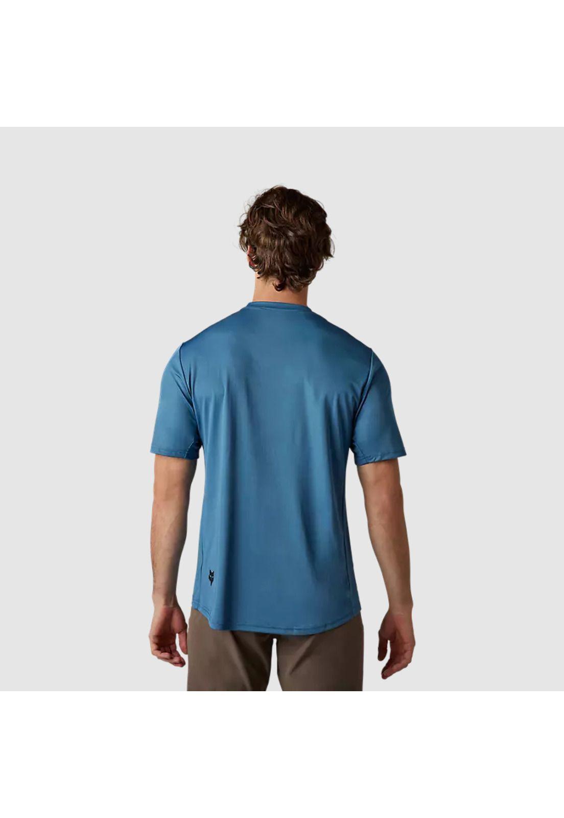 Polera Bicicleta Ranger Moth Azul Fox-1