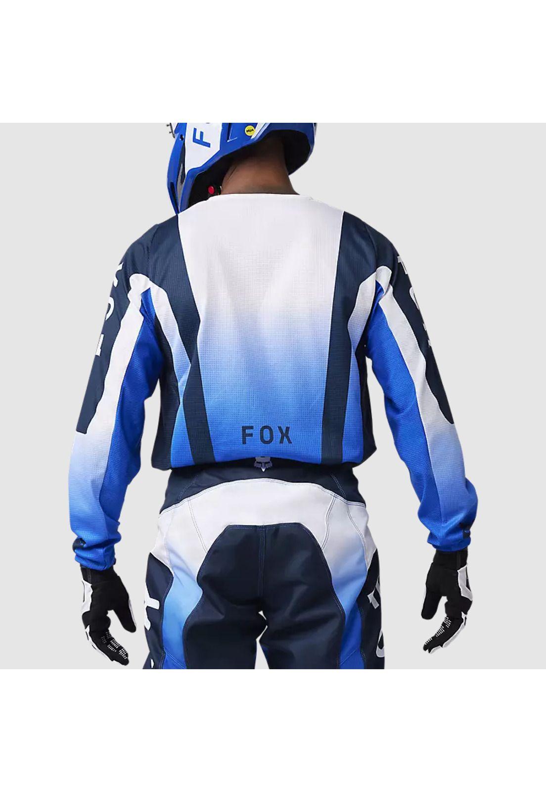 Polera Moto 180 Lean Azul Fox-3
