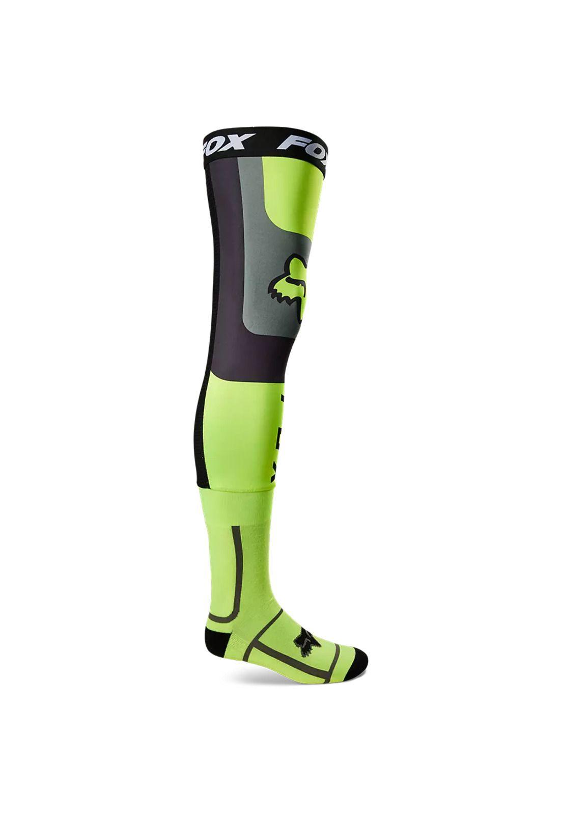 Calcetines Moto Flexair Knee Brace Amarillo Fox-0