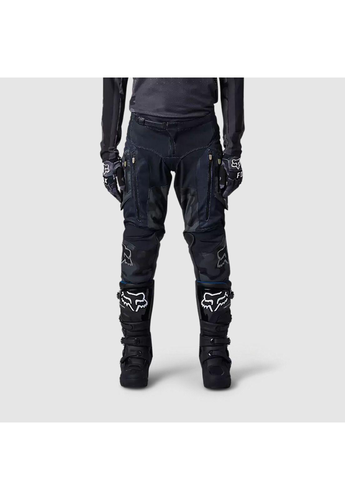Pantalon Moto Ranger Air Offroad Negro Camo Fox-1