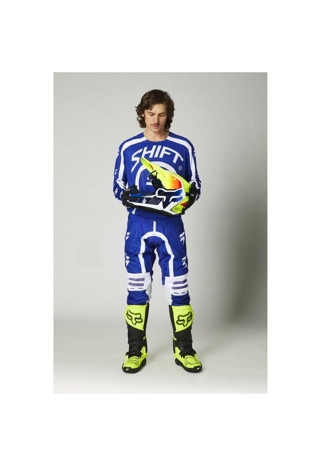 Polera Moto 3Lack Label Curv Azul Shift-1